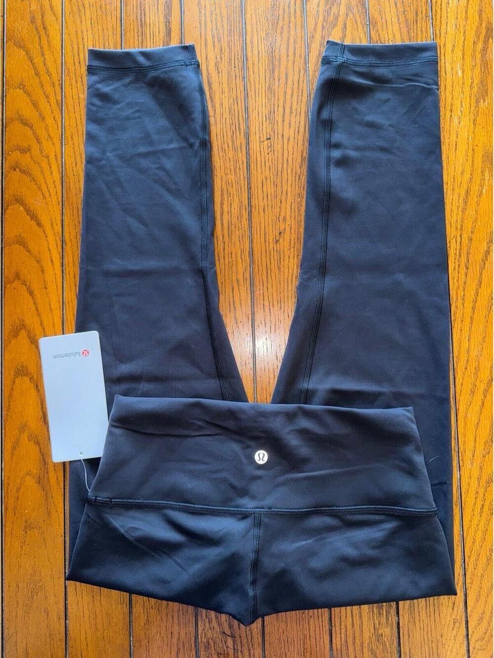 Lululemon Wunder Train High Rise 23” Black Size 8 NWT